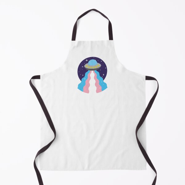 Item preview, Trans Flag UFO – Subtle LGBTQ+ Pride for Everyday Wear designed and sold by SafeSpace-co.