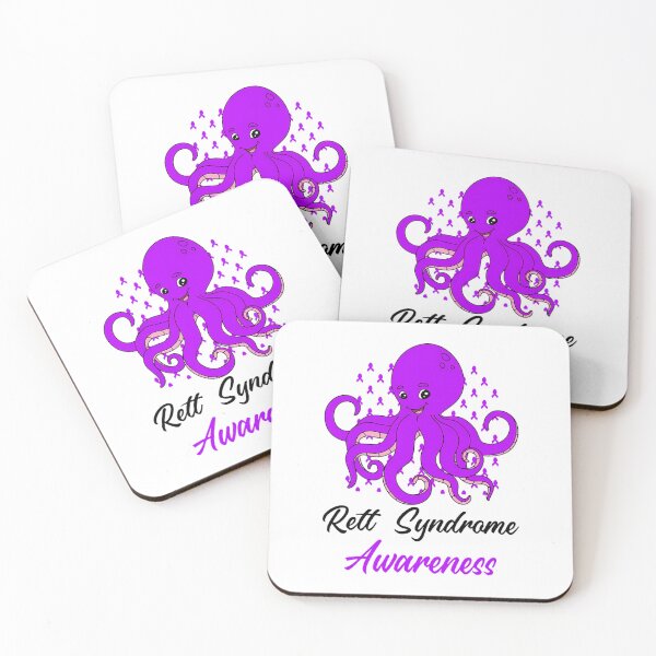 Item preview, Rett Syndrome Awareness Octopus Purple Support Rett Disorder 	1	 designed and sold by druzamichisa.