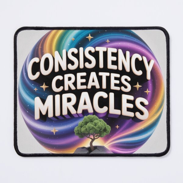 Item preview, Consistency Creates Miracles – Motivational Quote Design designed and sold by GogoVibes.