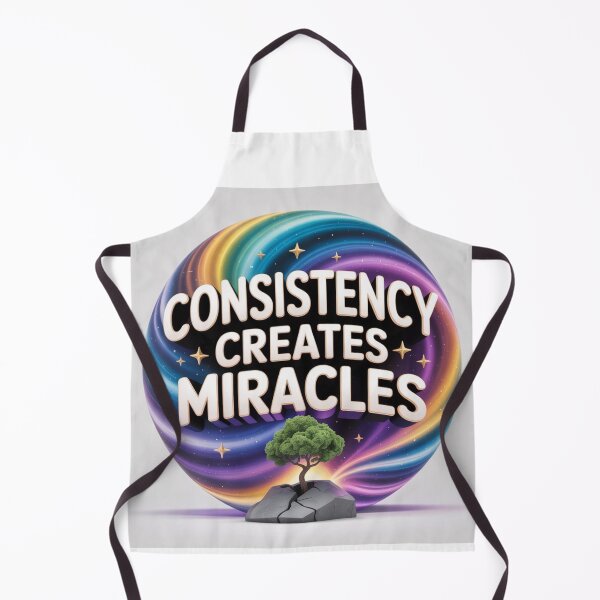 Item preview, Consistency Creates Miracles – Motivational Quote Design designed and sold by GogoVibes.