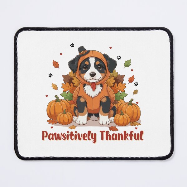 Item preview, Pawsitively Thankful Entlebucher Mountain Dog Thanksgiving Cute Fall designed and sold by The Real Life Symphony.