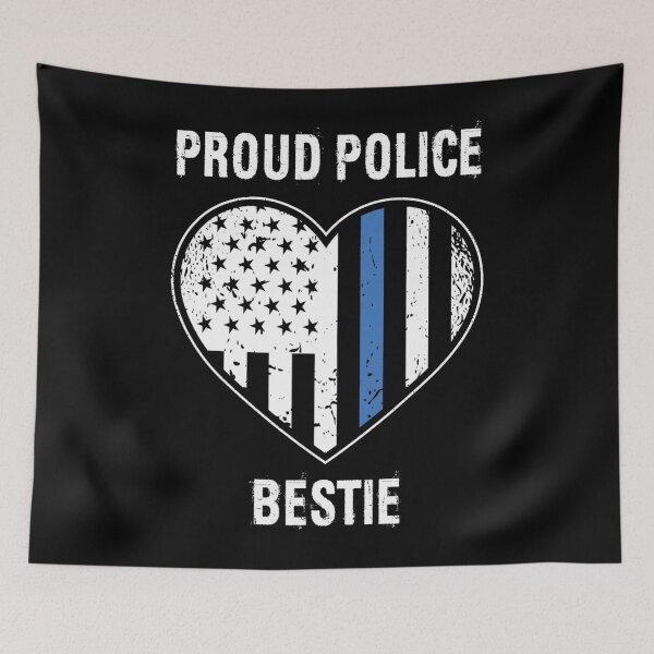 Item preview, Proud Police Bestie Policeman Friends For Cops US 		 designed and sold by bajsonluscicc.