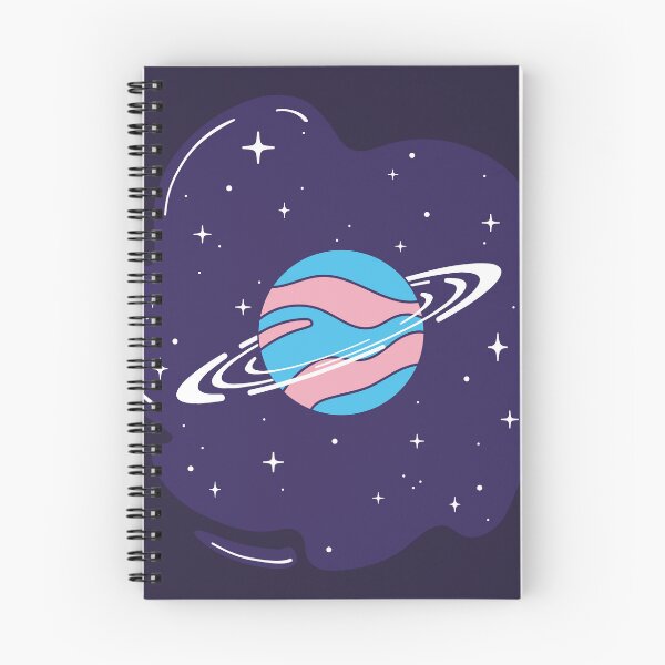 Item preview, Trans Flag Planet – Subtle LGBTQ+ Pride for Everyday Wear designed and sold by SafeSpace-co.
