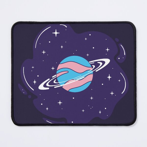 Item preview, Trans Flag Planet – Subtle LGBTQ+ Pride for Everyday Wear designed and sold by SafeSpace-co.
