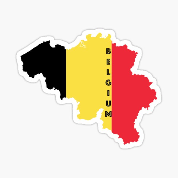 Artikel-Vorschau von Belgien Kartenflagge, designt und verkauft von DreamApparel.