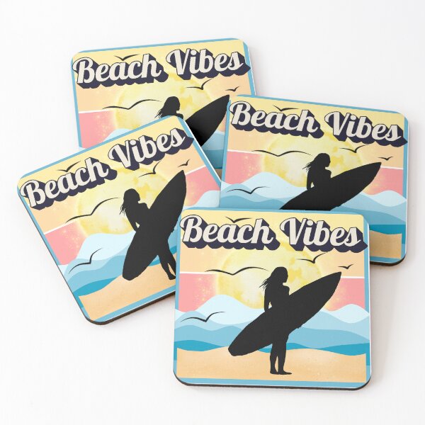 Item preview, Beach Vibes Surfer Girl designed and sold by Seeshellspace Designs.