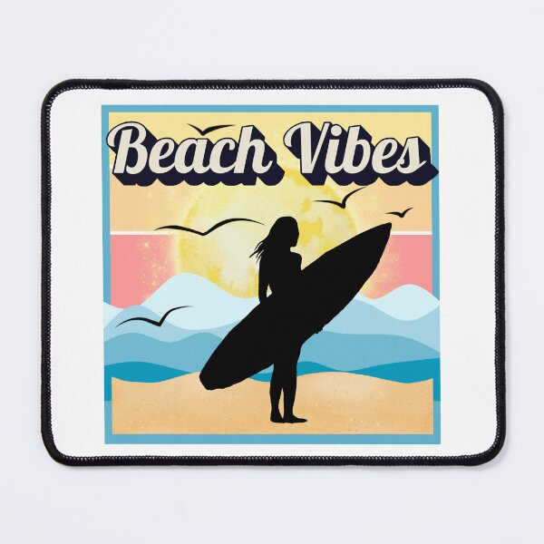Item preview, Beach Vibes Surfer Girl designed and sold by Seeshellspace Designs.