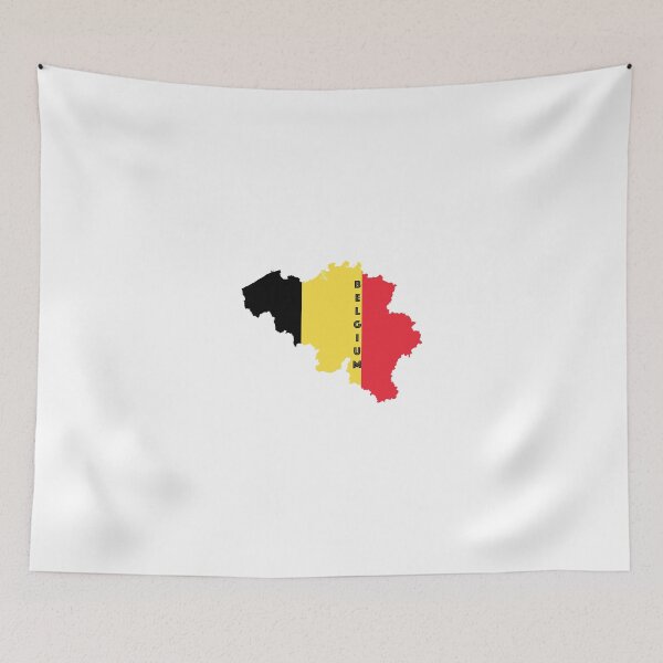 Item preview, Belgium Map Flag designed and sold by DreamApparel.