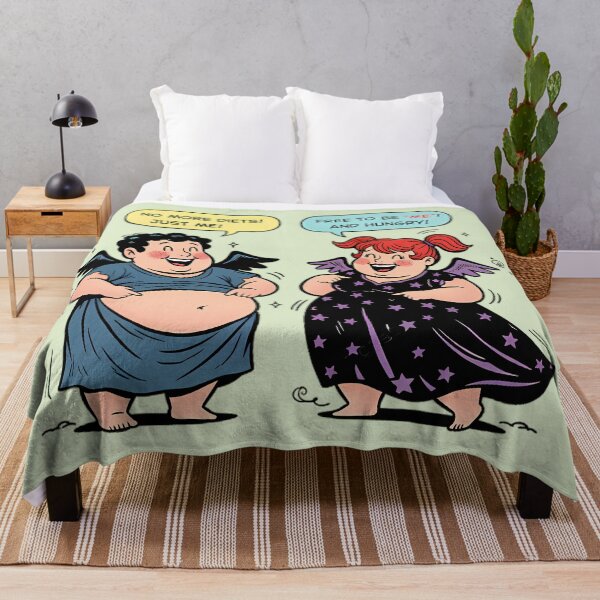 Item preview, Two angelic cartoonish creatures accept them selves for the first time. designed and sold by wings-studio.