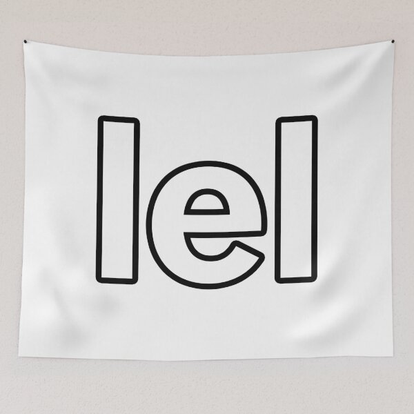 Item preview, lel, Outlined designed and sold by Memes N Lore .