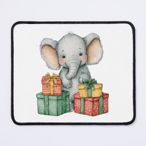 Item preview, Elephant christmas designed and sold by CreativeDecorCo.