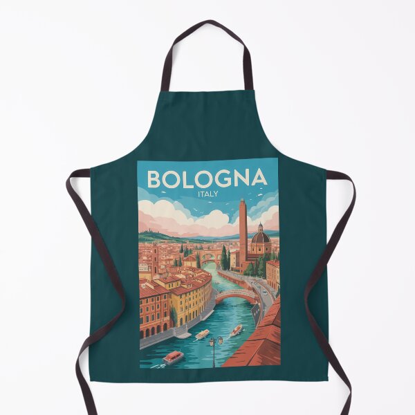 Item preview, Bologna Italy Illustration Travel Art Vintage designed and sold by KrisSidDesigns.