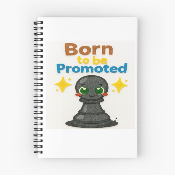 Item preview, Born to Be Promoted — Blushing Black Pawn designed and sold by PawnShiftGoods.