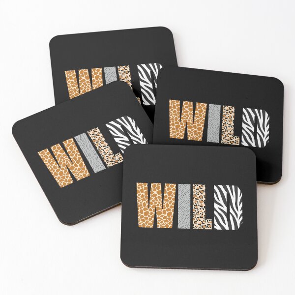 Item preview, Wild Animal Pattern Giraffe Wolf Leopard Zebra Animal Print 		 designed and sold by gaminnanitod.