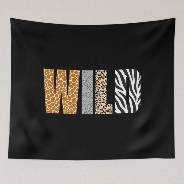 Item preview, Wild Animal Pattern Giraffe Wolf Leopard Zebra Animal Print 		 designed and sold by gaminnanitod.