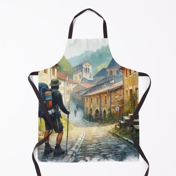 Item preview, Pilgrim of Saint James arriving at the evening stage designed and sold by jefboutique6150.