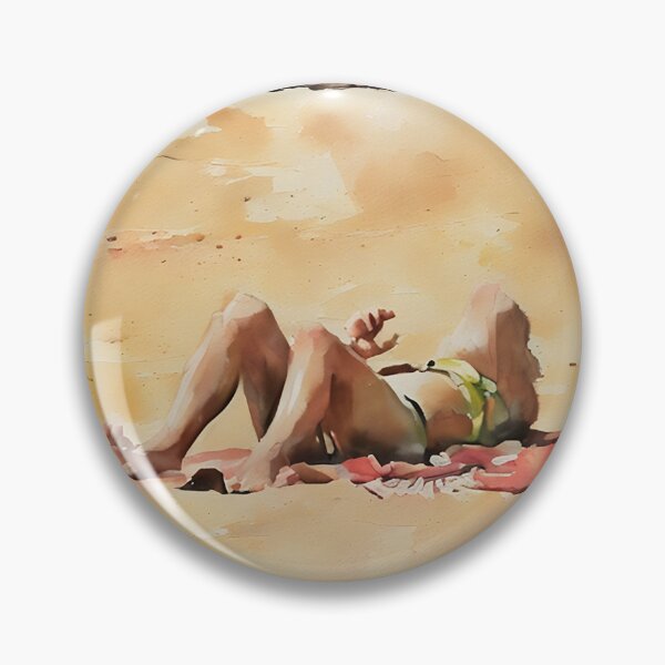 Item preview, Lone Bathing designed and sold by RCWatercolours.