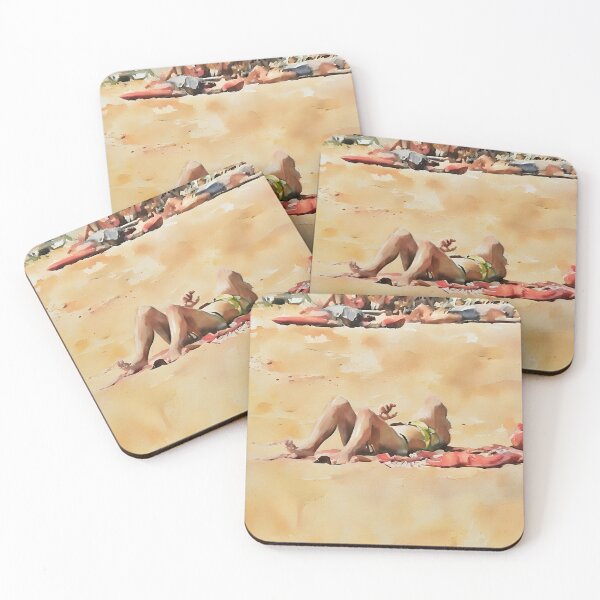 Item preview, Lone Bathing designed and sold by RCWatercolours.