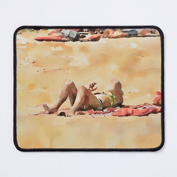 Item preview, Lone Bathing designed and sold by RCWatercolours.