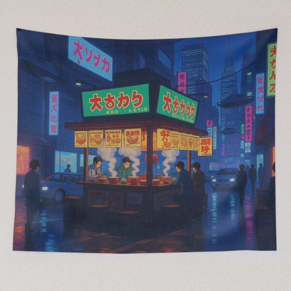 Item preview, Futuristic Cyber-City Ramen Stand designed and sold by xArchGoDx.
