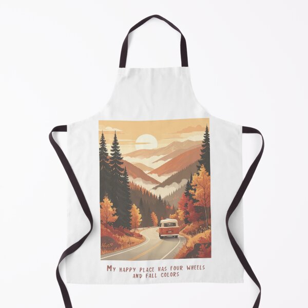 Item preview, Van Life in Fall – Cozy Autumn Road Trip Art - Vintage Retro Design designed and sold by pod24.