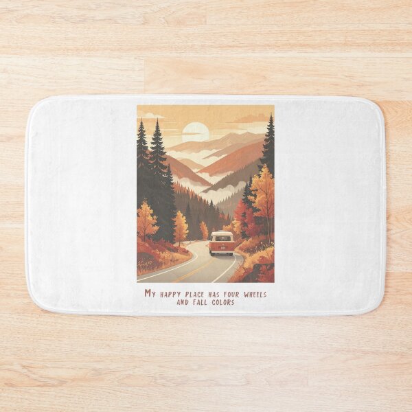 Item preview, Van Life in Fall – Cozy Autumn Road Trip Art - Vintage Retro Design designed and sold by pod24.
