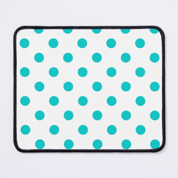 Item preview, Dark Turquoise Polka Dots On White designed and sold by POLKAIWERX.