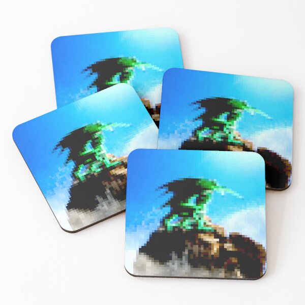 Item preview, Pixelated Dragon's Peak designed and sold by Spoondar.