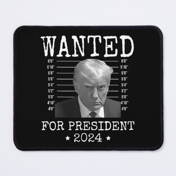 Item preview, Wanted Donald Trump 2024 For President Never Surrender 		 designed and sold by mrtrvierar.