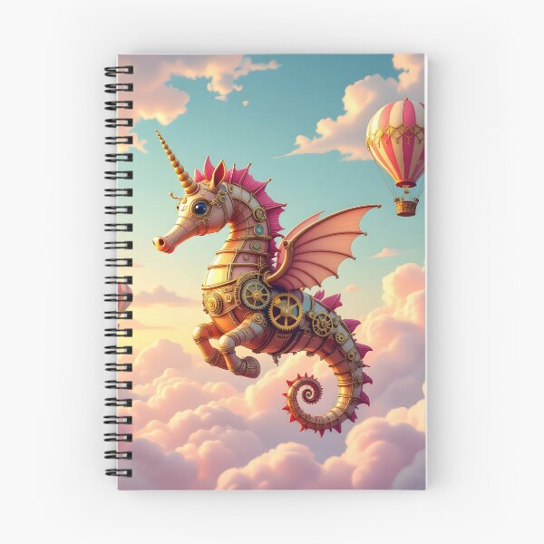 Item preview, Mechanical Seahorse Unicorn Flight designed and sold by Sharon Schwalbe.