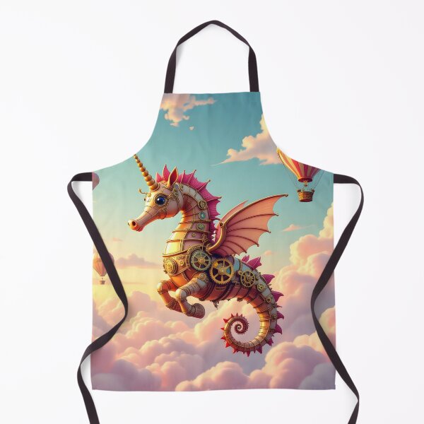Item preview, Mechanical Seahorse Unicorn Flight designed and sold by Sharon Schwalbe.