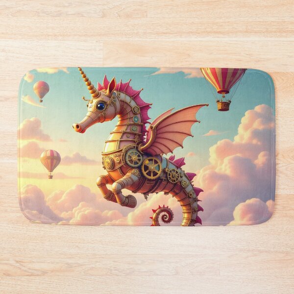 Item preview, Mechanical Seahorse Unicorn Flight designed and sold by Sharon Schwalbe.