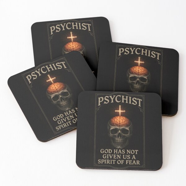 Item preview, Christian Psychiatrist Gothic Skull with Cross Bible Verse Design designed and sold by ClinicalHubs.