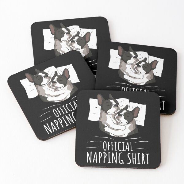 Item preview, Sleeping Boston Terrier Dog Lover Official Napping 		 designed and sold by somilzoberh.