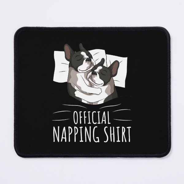 Item preview, Sleeping Boston Terrier Dog Lover Official Napping 		 designed and sold by somilzoberh.