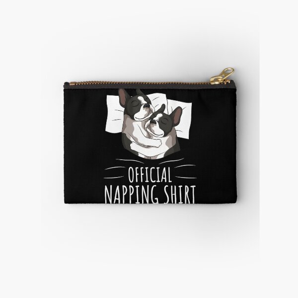 Item preview, Sleeping Boston Terrier Dog Lover Official Napping 		 designed and sold by somilzoberh.
