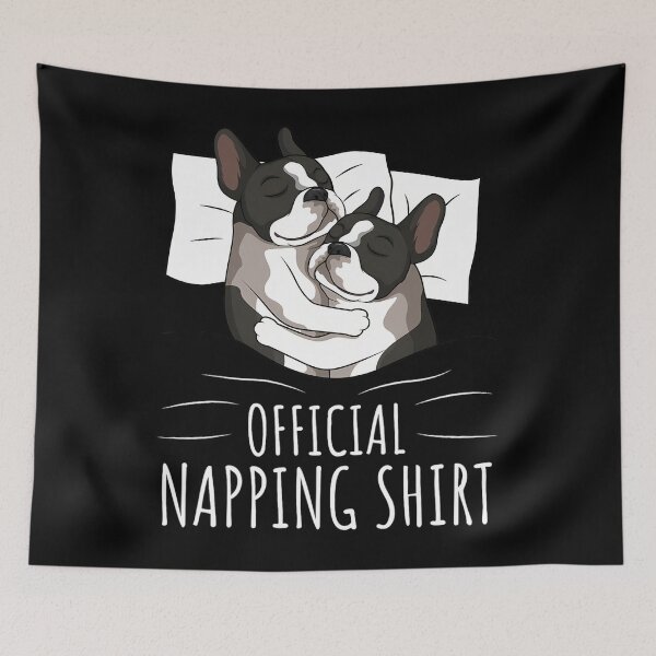 Item preview, Sleeping Boston Terrier Dog Lover Official Napping 		 designed and sold by somilzoberh.