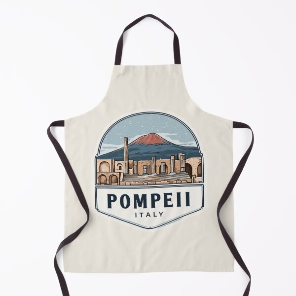 Item preview, Pompeii Italy Vintage Travel Sticker - Retro Ancient Ruins & Mount Vesuvius designed and sold by Blurbean.