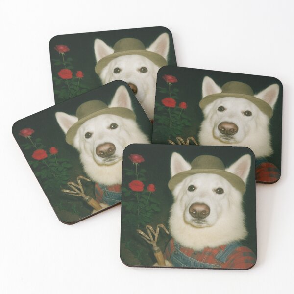 Item preview, Swiss Shepherd Dog Gardener Selfie Photo designed and sold by Flying Doggo.