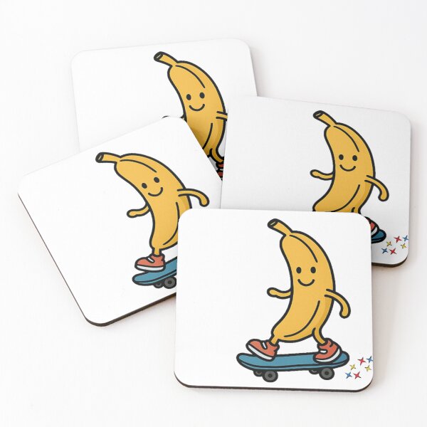 Item preview, Skater Banana – Just Roll With It designed and sold by D-T-Official.