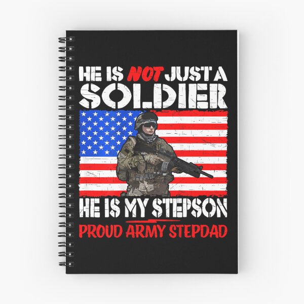 Item preview, 	s My Stepson Is A Soldier Proud Army Stepdad - Military Father 		 designed and sold by foyemkolliax.