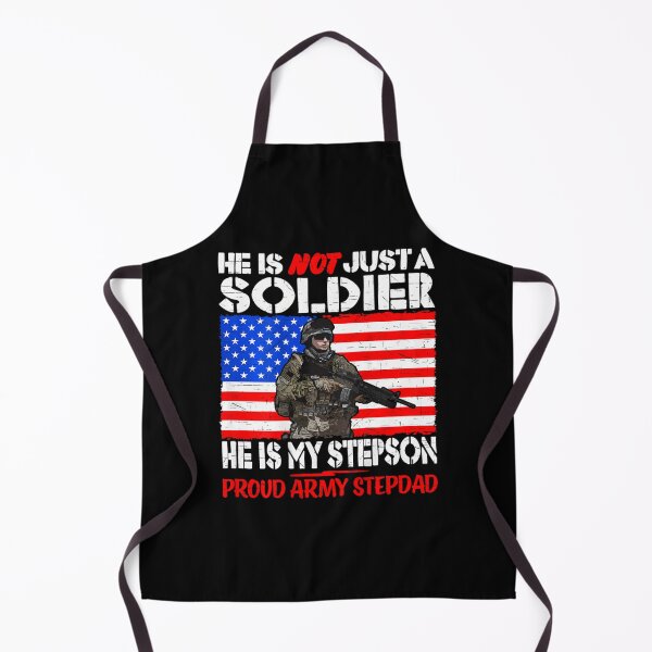 Item preview, 	s My Stepson Is A Soldier Proud Army Stepdad - Military Father 		 designed and sold by foyemkolliax.