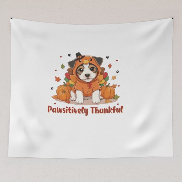 Item preview, Pawsitively Thankful Parson Russell Terrier Thanksgiving Cute Fall designed and sold by The Real Life Symphony.