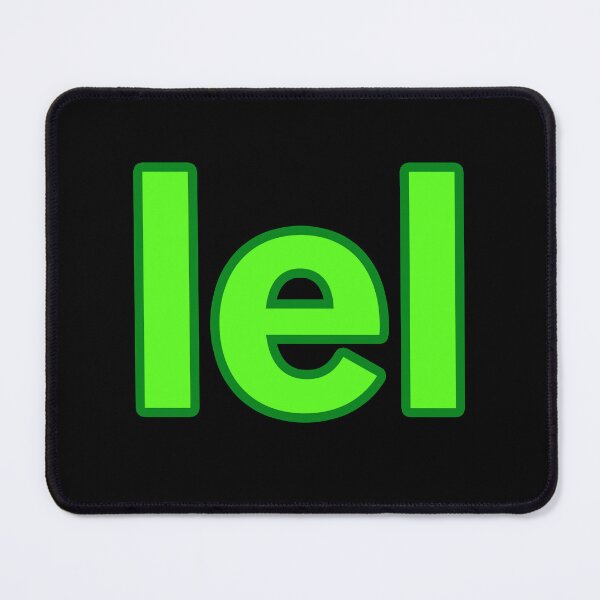 Item preview, lel, Green Outline designed and sold by Memes N Lore .