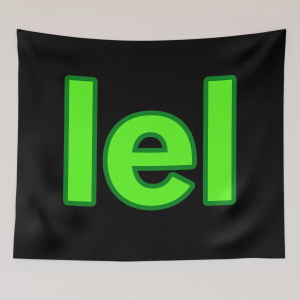 Item preview, lel, Green Outline designed and sold by Memes N Lore .