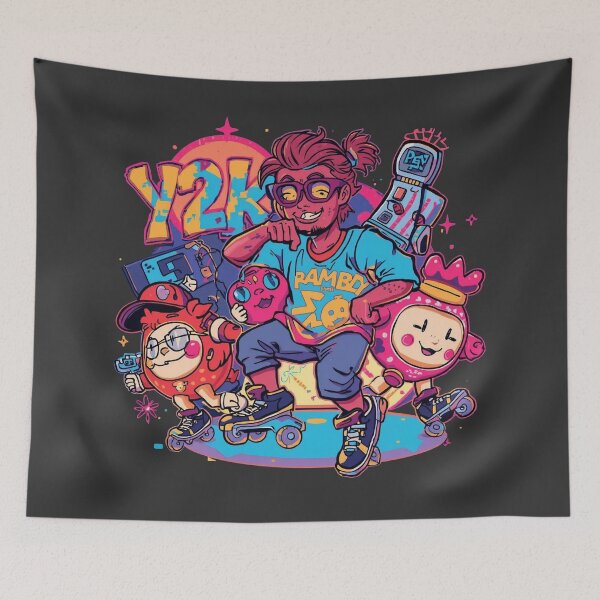 Item preview, Y2K Street Style – Retro Roller Skates & Tech Vibes designed and sold by calm-style.
