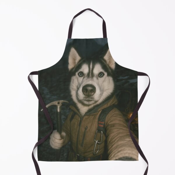 Item preview, Siberian Husky Mountaineer Dog Selfie Photo designed and sold by Flying Doggo.