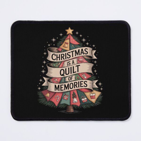 Item preview, christmas stitching - cozy festive quilt - sewing christmas - patchwork star - christmas handmade - folk art christmas - warm holiday patchwork - festive fabric - christmas quilting designed and sold by JansenGS.