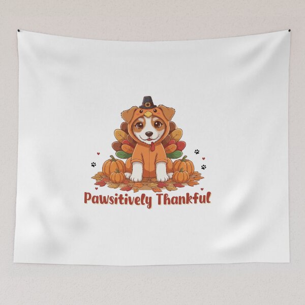 Item preview, Pawsitively Thankful Smooth Fox Terrier Thanksgiving Cute Fall designed and sold by The Real Life Symphony.