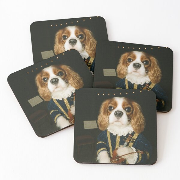 Item preview, Cavalier Spaniel Musician Dog Selfie Photo designed and sold by Flying Doggo.